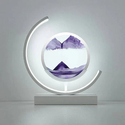 SandAura™ – lampe de table design relaxante à sable mouvant 360° - RONDOR - Rondor