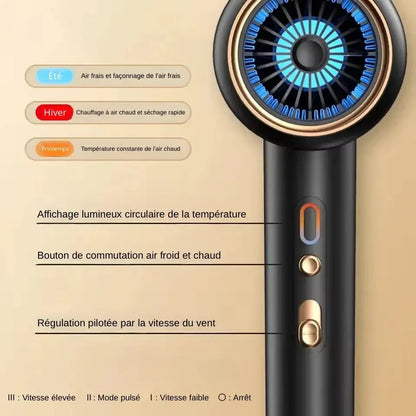 Sèche - cheveux PowerGloss 2400W – Technologie ionique & design élégant pour tous types de cheveux - Rondor