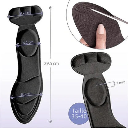 Semelles anti - douleur talons et plante – confort et amorti quotidien - Rondor