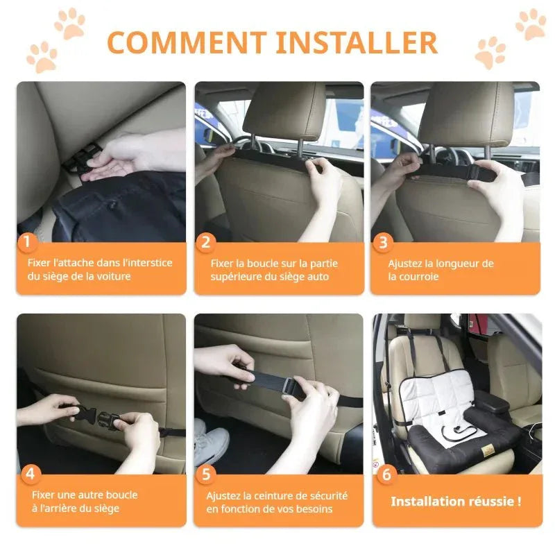 Siège Auto Chien Moyen - Rondor