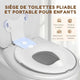 Siège de toilettes pliable et portable pour enfants