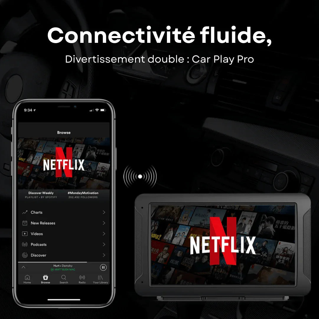 Smart Car Play Pro – Écran 7’’ HD, Apple CarPlay & Android Auto | Conduite Connectée | RONDOR - Rondor