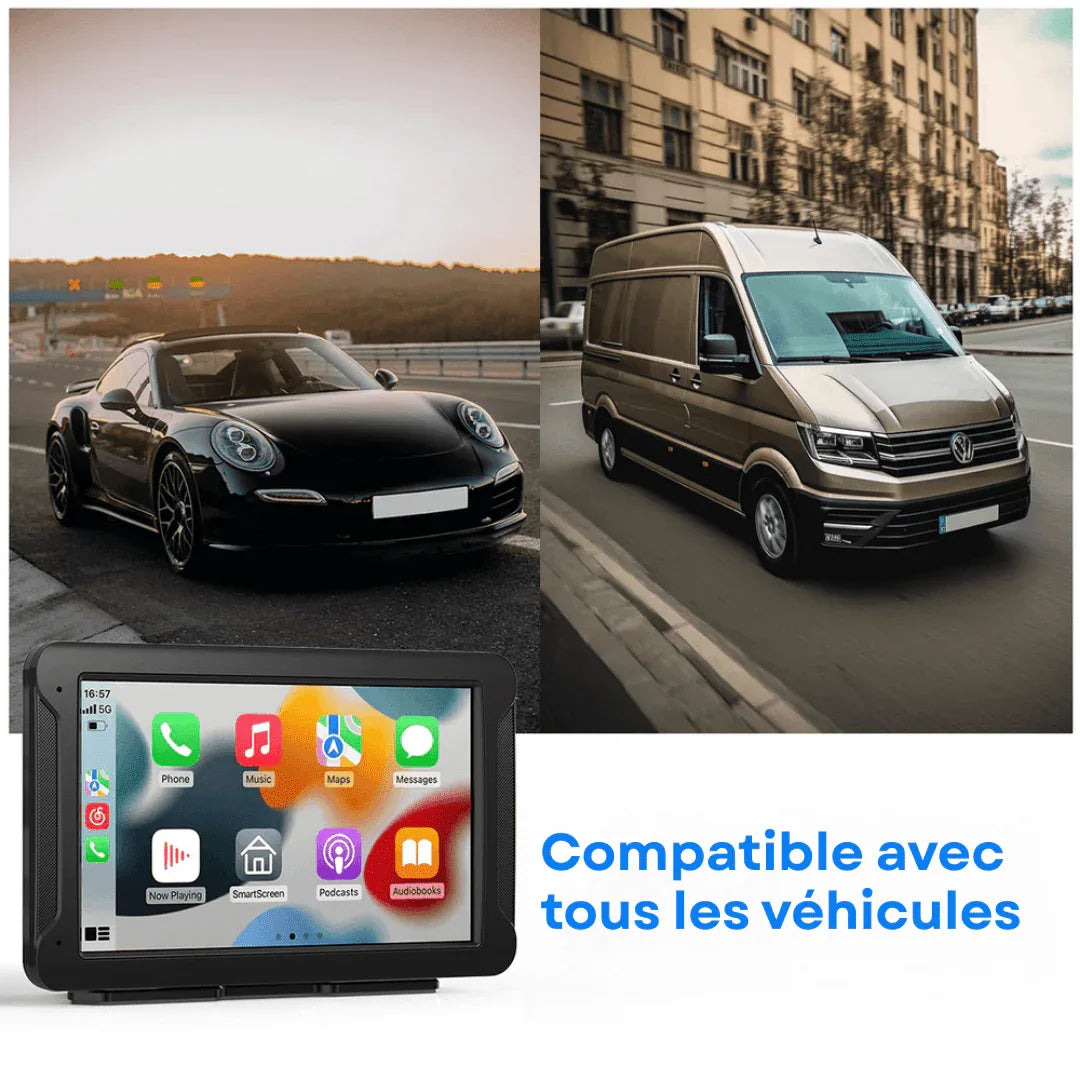 Smart Car Play Pro – Écran 7’’ HD, Apple CarPlay & Android Auto | Conduite Connectée | RONDOR - Rondor
