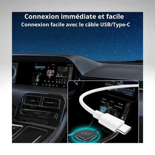 SmartDrive™ – Adaptateur CarPlay Sans Fil & Centre Multimédia pour Voiture - Rondor