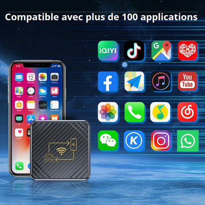 SmartDrive™ – Adaptateur CarPlay Sans Fil & Centre Multimédia pour Voiture - Rondor