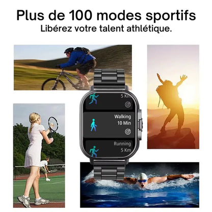 Smartwatch Bluetooth avec Écouteurs Sans Fil - Rondor