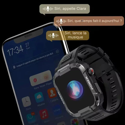 Smartwatch MK66 - Résistance - Technologie et Style en Un Seul Geste - Rondor
