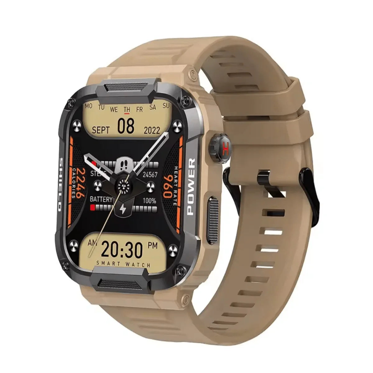 Smartwatch MK66 - Résistance - Technologie et Style en Un Seul Geste - Rondor