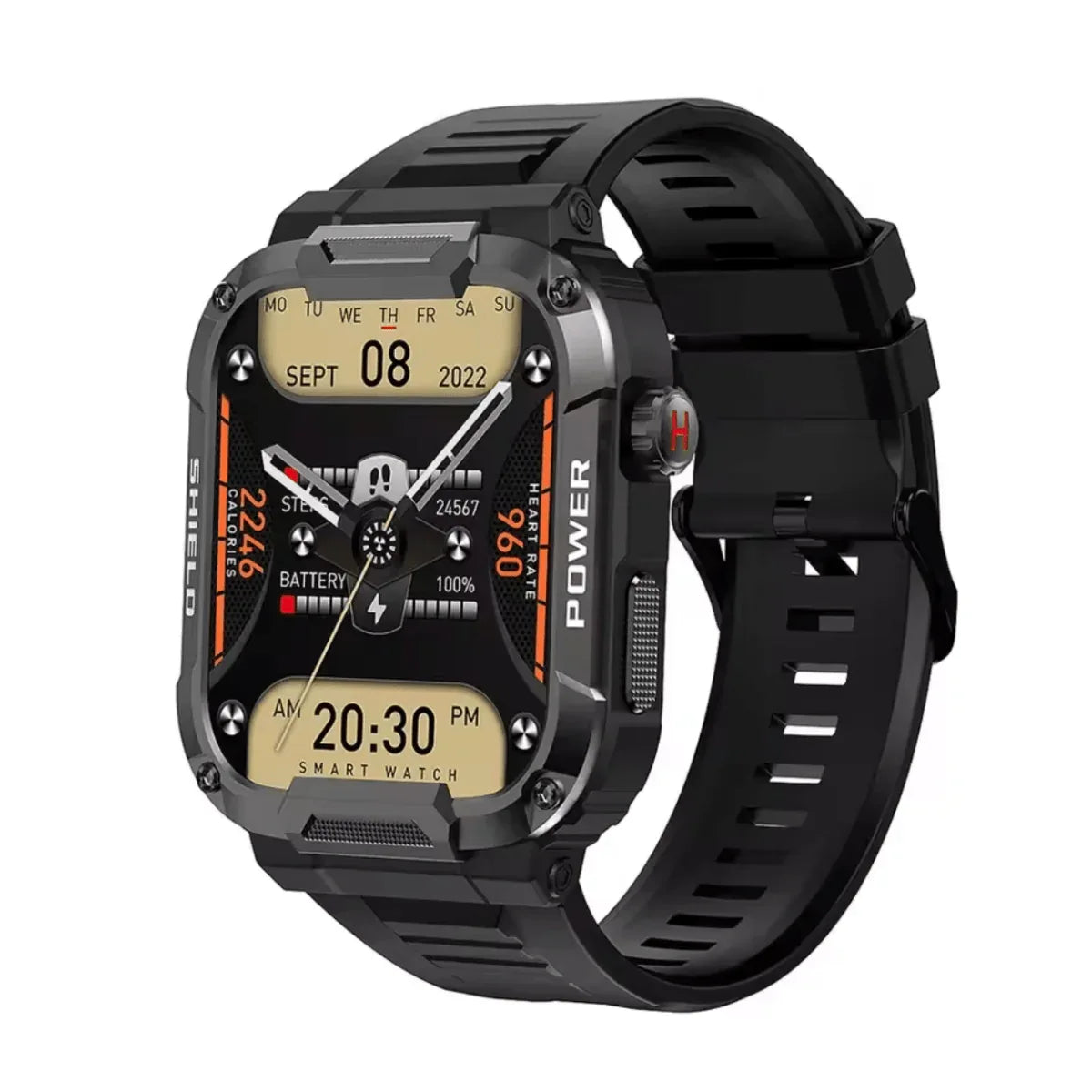 Smartwatch MK66 - Résistance - Technologie et Style en Un Seul Geste - Rondor