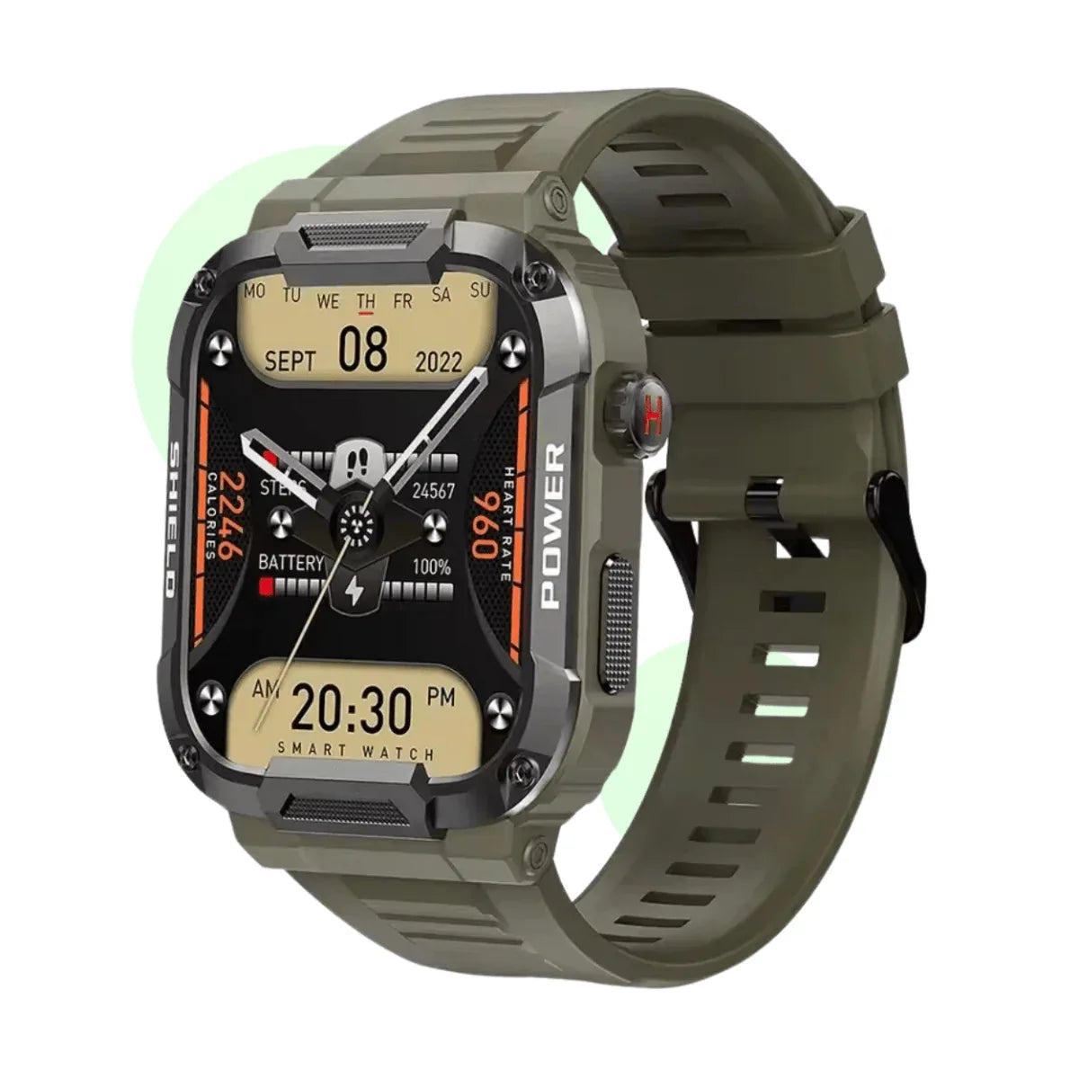 Smartwatch MK66 - Résistance - Technologie et Style en Un Seul Geste - Rondor