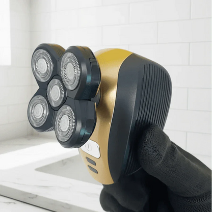 SmoothTrim - Rasoir 5 en 1 avec têtes flottantes et accessoires - Rondor