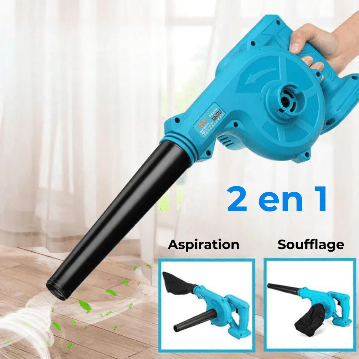Souffleur - Aspirateur Sans Fil: Jardin Propre Facilement - Rondor