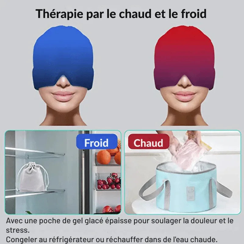SoulagePro - Masque Compressif pour Soulagement des Migraines - Rondor