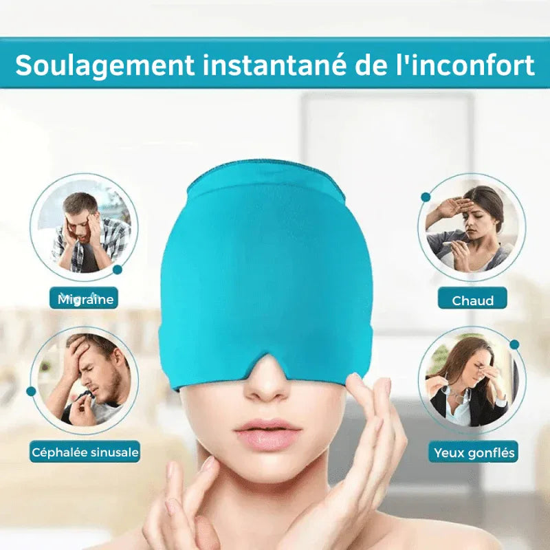 SoulagePro - Masque Compressif pour Soulagement des Migraines - Rondor