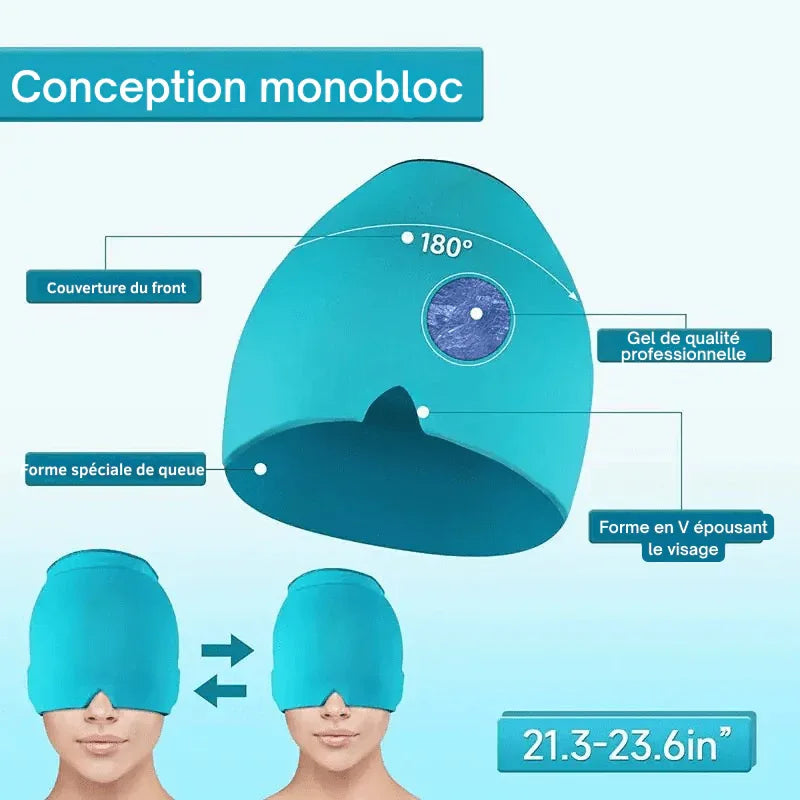 SoulagePro - Masque Compressif pour Soulagement des Migraines - Rondor