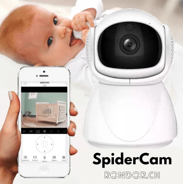 SpiderCam™ | Babyphone Connecté 360° | RONDOR - Rondor