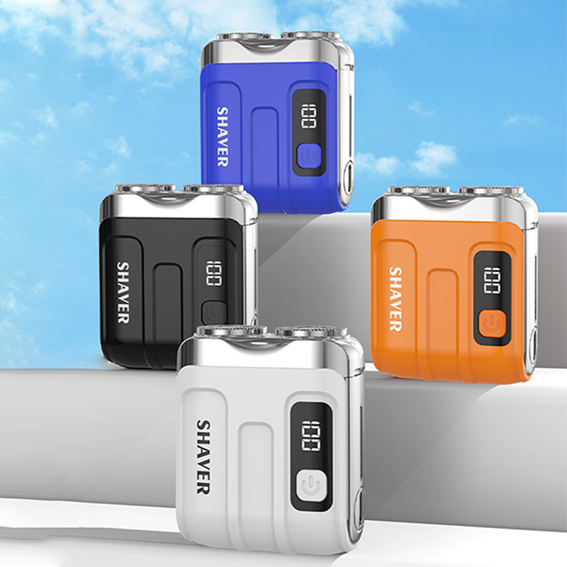 Mini rasoir électrique portable pour homme – Compact et rechargeable – Utilisation à sec ou humide, idéal pour les voyages ou le sac de sport – rasage rapide et en douceur