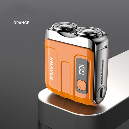 Mini rasoir électrique portable pour homme – Compact et rechargeable – Utilisation à sec ou humide, idéal pour les voyages ou le sac de sport – rasage rapide et en douceur