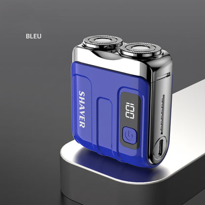 Mini rasoir électrique portable pour homme – Compact et rechargeable – Utilisation à sec ou humide, idéal pour les voyages ou le sac de sport – rasage rapide et en douceur