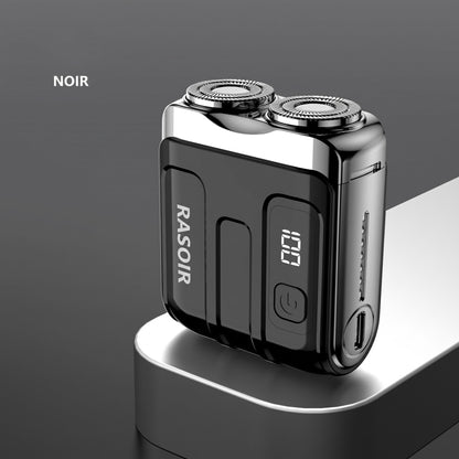 Mini rasoir électrique portable pour homme – Compact et rechargeable – Utilisation à sec ou humide, idéal pour les voyages ou le sac de sport – rasage rapide et en douceur