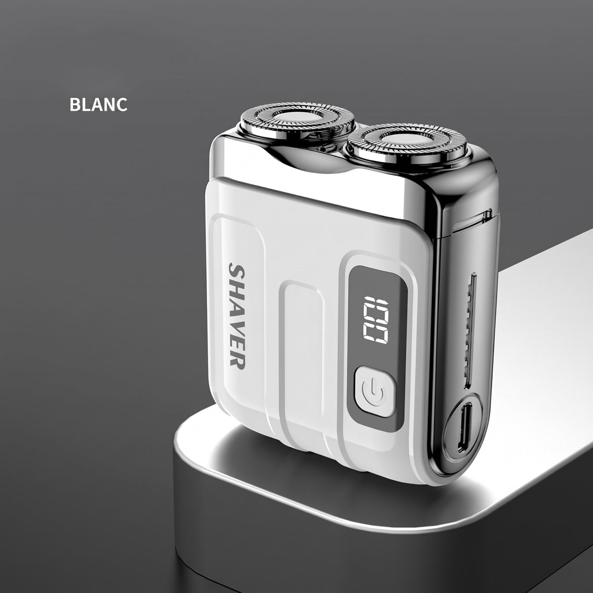 Mini rasoir électrique portable pour homme – Compact et rechargeable – Utilisation à sec ou humide, idéal pour les voyages ou le sac de sport – rasage rapide et en douceur