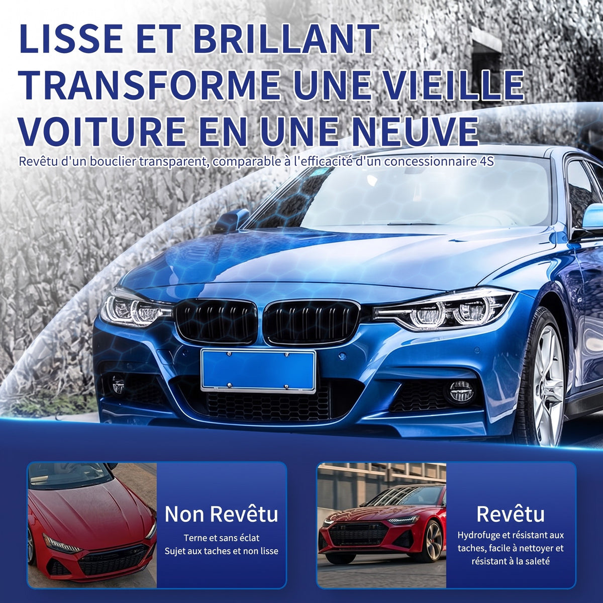 Spray agent de revêtement rapide avancé pour voiture
