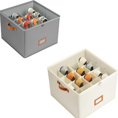 Boîte de rangement en tissu pour chaussures – Pliable, grande capacité, anti-poussière et respirante pour placard et chambre