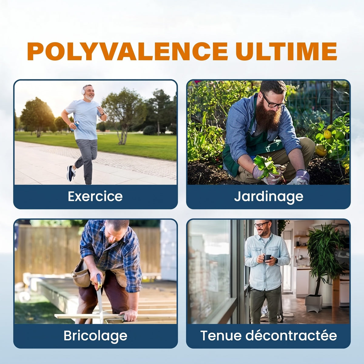 MultiPants – Pantalon cargo durable multi-poches très extensible