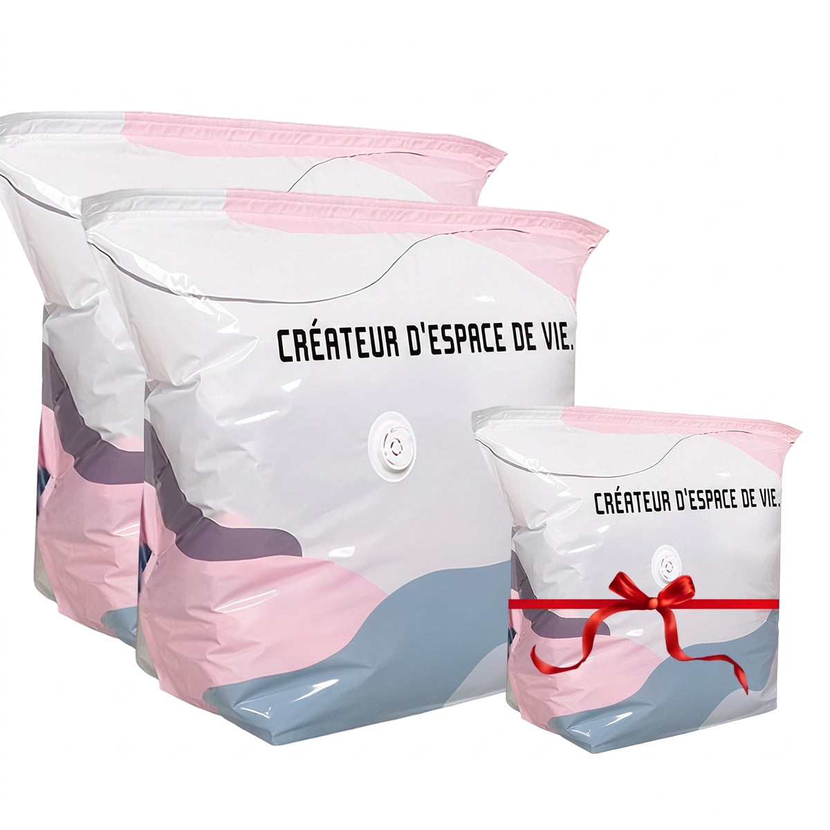 Grand Sac de Rangement Sous Vide Compressible – Sans Pompe, Étanche & Idéal Pour Gagner De La Place Dans Les Valises Et À La Maison