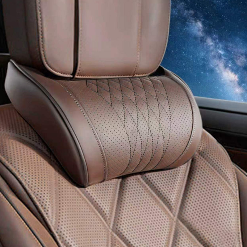 Oreiller de cou en mousse à mémoire de forme pour voiture – soutien profilé 3D, mousse à retour lent. Réduit la pression sur la nuque lors des longs trajets – conduisez confortablement