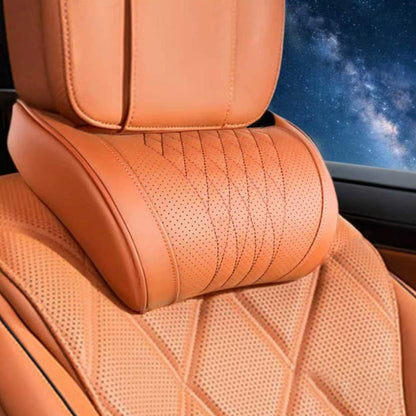 Oreiller de cou en mousse à mémoire de forme pour voiture – soutien profilé 3D, mousse à retour lent. Réduit la pression sur la nuque lors des longs trajets – conduisez confortablement