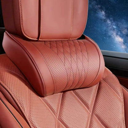 Oreiller de cou en mousse à mémoire de forme pour voiture – soutien profilé 3D, mousse à retour lent. Réduit la pression sur la nuque lors des longs trajets – conduisez confortablement