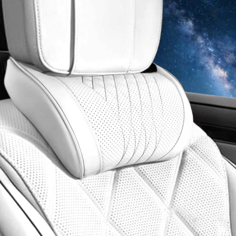 Oreiller de cou en mousse à mémoire de forme pour voiture – soutien profilé 3D, mousse à retour lent. Réduit la pression sur la nuque lors des longs trajets – conduisez confortablement