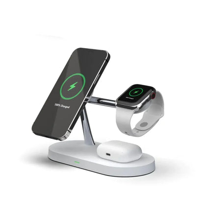 Station De Charge Sans Fil 3 En 1 Avec Port USB - C Supplémentaire Pour Téléphone, Montre Et Écouteurs - Rondor