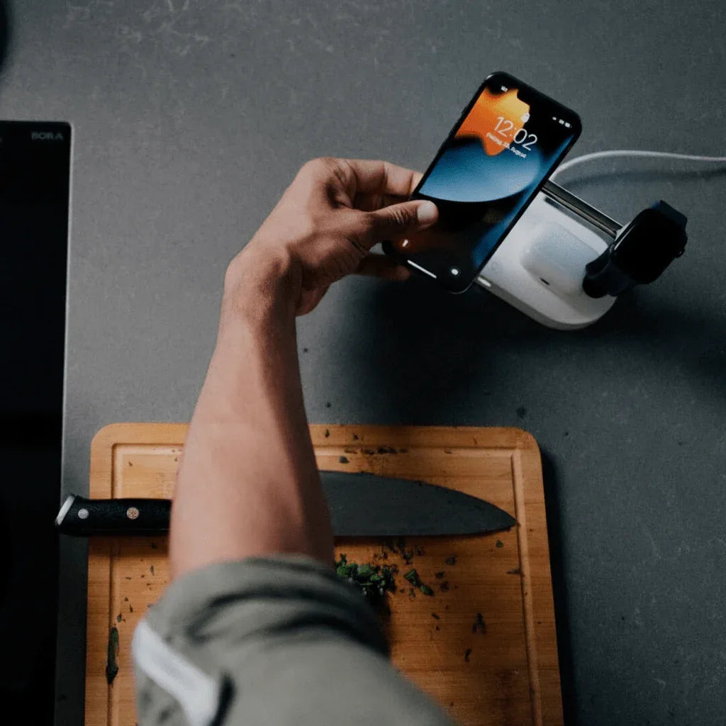 Station De Charge Sans Fil 3 En 1 Avec Port USB - C Supplémentaire Pour Téléphone, Montre Et Écouteurs - Rondor