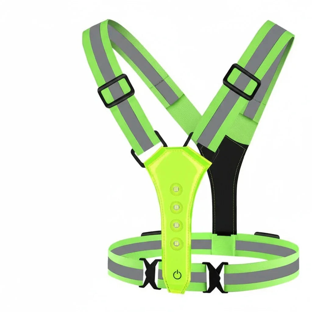 STAYLIT – Gilet LED rechargeable par USB pour la course à pied, le cyclisme et la randonnée - Rondor