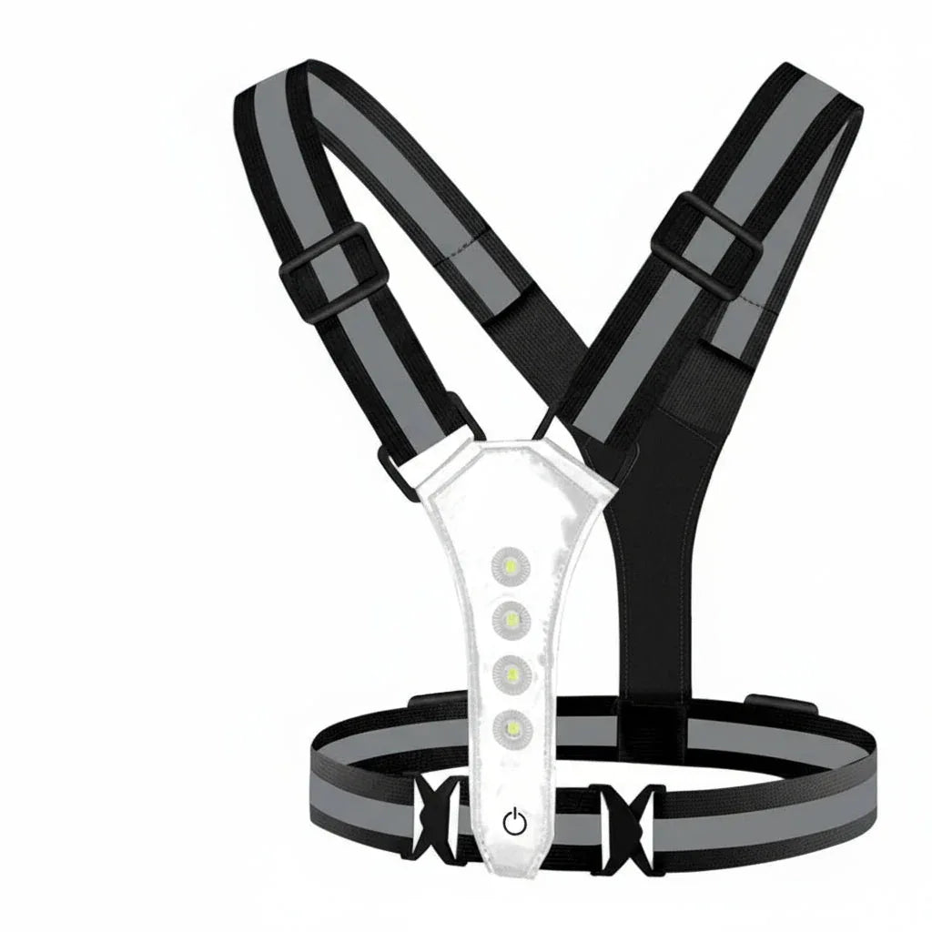 STAYLIT – Gilet LED rechargeable par USB pour la course à pied, le cyclisme et la randonnée - Rondor