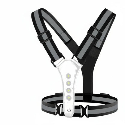STAYLIT – Gilet LED rechargeable par USB pour la course à pied, le cyclisme et la randonnée - Rondor