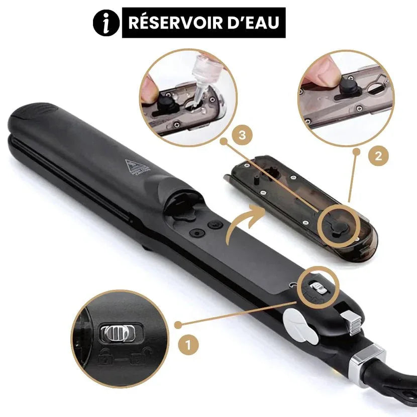 Steam Lisseur à Vapeur Professionnel - Nanolys® - Rondor