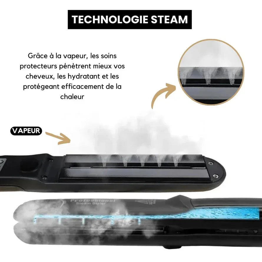 Steam Lisseur à Vapeur Professionnel - Nanolys® - Rondor