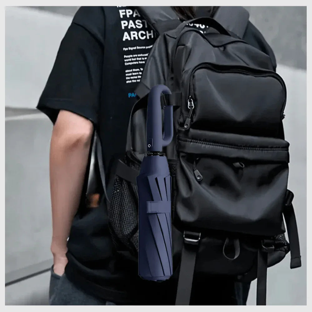 StormiPro™ – Parapluie Anti - Vent Ultra Résistant et Compact - Rondor