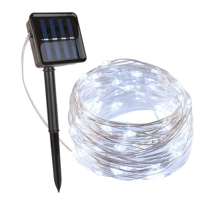 String Lights Fairy with Flexible Copper Wire Micro LED Beads Battery Powered Outdoor Christmas