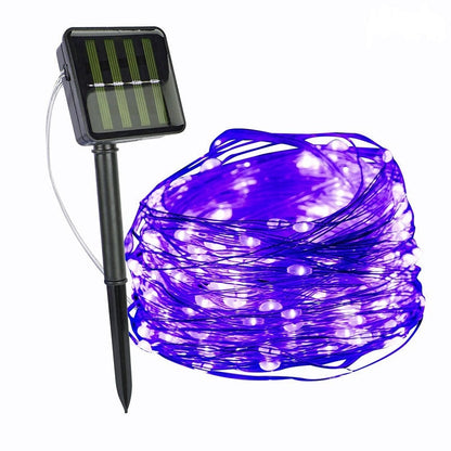 String Lights Fairy with Flexible Copper Wire Micro LED Beads Battery Powered Outdoor Christmas