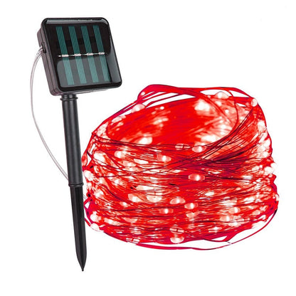 String Lights Fairy with Flexible Copper Wire Micro LED Beads Battery Powered Outdoor Christmas
