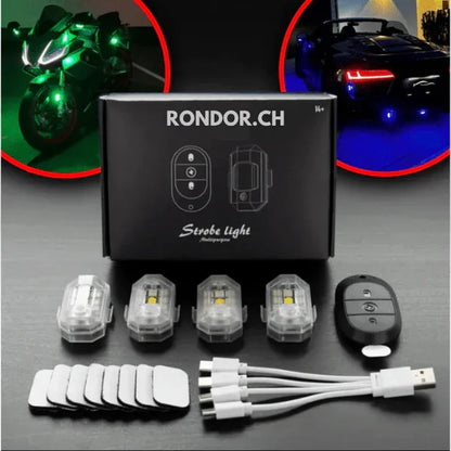 Stroboscope LED M3 pour Voiture, Moto, Vélo | RONDOR - Rondor