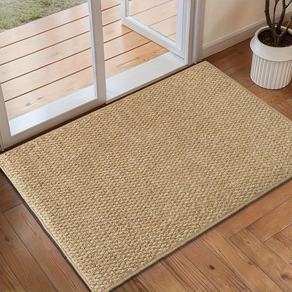 Tapis de porte lavable antidérapant – Tapis d'entrée absorbant l'humidité pour hall et couloir