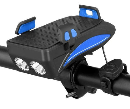 Support Pour Téléphone – Porte - Téléphone 4 - en - 1 pour Vélo avec Powerbank 4000 mAh - Rondor