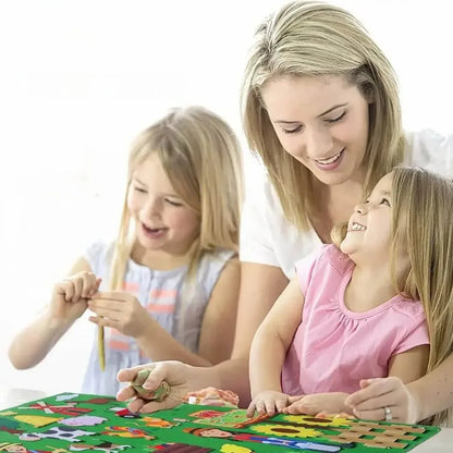 Tableau en Feutre Montessori Ferme – StoryFelt™ - Rondor