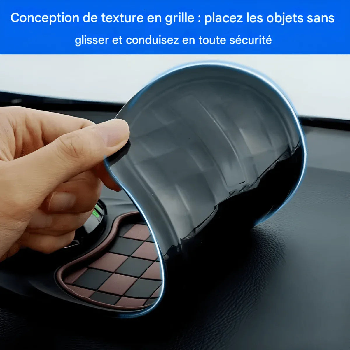 Tapis antidrapant multifonctionnel pour voiture - Rondor