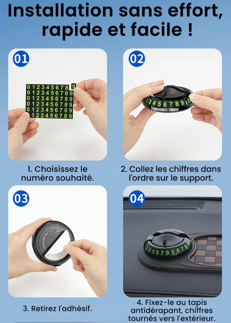 Tapis antidrapant multifonctionnel pour voiture - Rondor